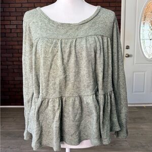 Soft Sweater With‎ Ruffles